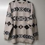 Pull d'hiver à motifs norvégiens en laine mix taille L/XL, Enlèvement ou Envoi, Comme neuf, Taille 52/54 (L)