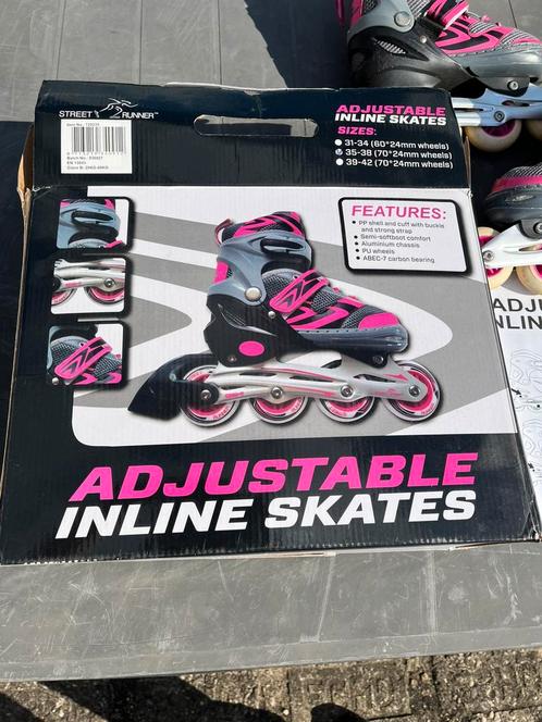 Rolschaatsen, inline skates, Kinderen en Baby's, Speelgoed | Buiten | Rolschaatsen, Zo goed als nieuw, Ophalen