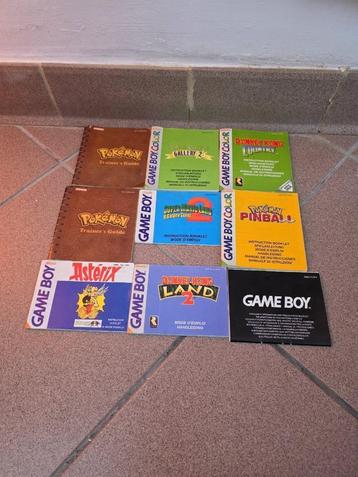 Notices Original Nintendo Game Boy D'époque De Pokémon  beschikbaar voor biedingen