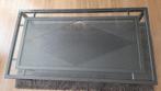 Salontafel - Smeedijzer en glas, Ophalen, 100 tot 150 cm, 50 tot 100 cm, Zo goed als nieuw