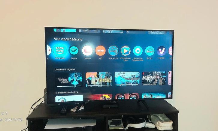 Smart TV Philips 50 pouces, TV, Hi-fi & Vidéo, Télévisions, Comme neuf, OLED, Philips, Smart TV, Enlèvement