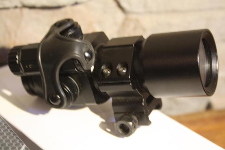 Red Dot Type M2 - 1x30 - Delta Tactics - Zwart, Sport en Fitness, Schietsport-accessoires, Gebruikt, Ophalen of Verzenden