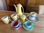 Boch koffieservies: koffiekan, suikerpot en enkele tassen, Verzamelen, Ophalen, Zo goed als nieuw, Porselein, Compleet servies