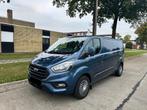 Ford Transit Custom L2 64.000km, Auto's, Bluetooth, Blauw, 5 deurs, Particulier