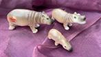 Mini nijlpaarden beeldjes, Verzamelen, Beelden en Beeldjes, Ophalen of Verzenden, Zo goed als nieuw