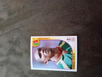 Panini world cup 2002 Samuel Eto'o rookie  beschikbaar voor biedingen