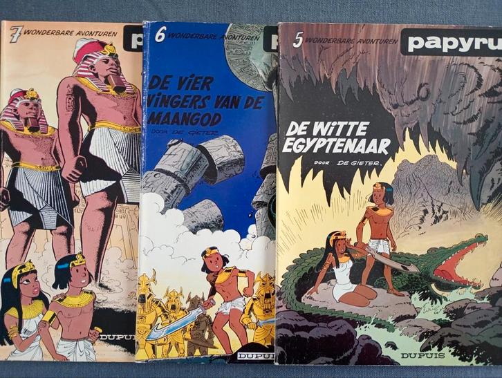 Papyrus nrs tussen 5 en 23, Boeken, Stripverhalen, Zo goed als nieuw, Ophalen of Verzenden