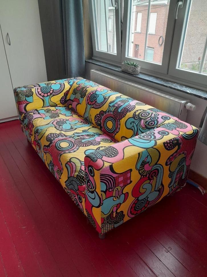 Ikea zetel, Huis en Inrichting, Zetels | Zetels, Zo goed als nieuw, Rechte bank, Driepersoons, 150 tot 200 cm, 75 tot 100 cm, Ophalen