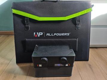 All powers 200watt foldable solar + 700wh battery beschikbaar voor biedingen