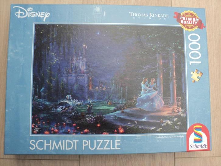 3 Thomas Kinkade Disney Schmidt puzzels, Hobby en Vrije tijd, Denksport en Puzzels, Zo goed als nieuw, Legpuzzel, 500 t/m 1500 stukjes