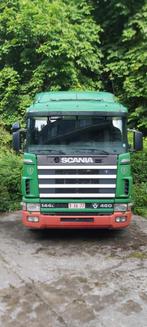 SCANIA 460 V8 144L, Autos, Camions, Carnet d'entretien, Vert, Diesel, Gris