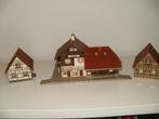 Ho Vollmer/Faller gebouw en 2x woonhuis in zeer mooie staat., Enlèvement ou Envoi, Comme neuf, Pont, Tunnel ou Bâtiment, Autres marques