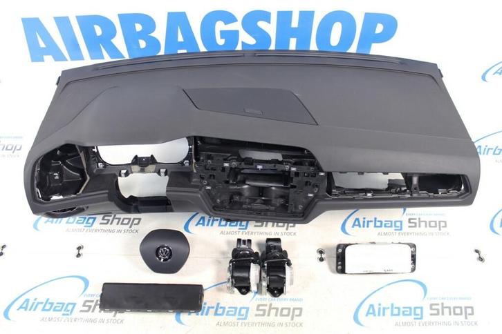 Airbag set - Dashboard zwart Volkswagen Touran (2015-heden), Auto-onderdelen, Dashboard en Schakelaars, Gebruikt