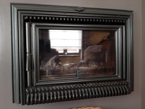 Inbouwkachel hout, Huis en Inrichting, Kachels, Gebruikt, Inbouw, Houtkachel, Hout, Ophalen