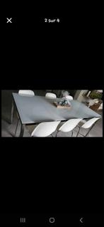 Table de salle à manger en verre, Enlèvement, Comme neuf, Verre