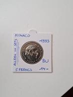 Monaco 5 francs 1995 BU ONLY IN SETS !!!, Enlèvement ou Envoi