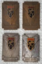 Penning, LOT 4x Champ. de Belgique, Sport's D'Hiver Ligue BE, Verzamelen, Ophalen of Verzenden, Gebruikt, Overige typen