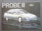 Ford Probe III Brochure, Ophalen of Verzenden, Ford