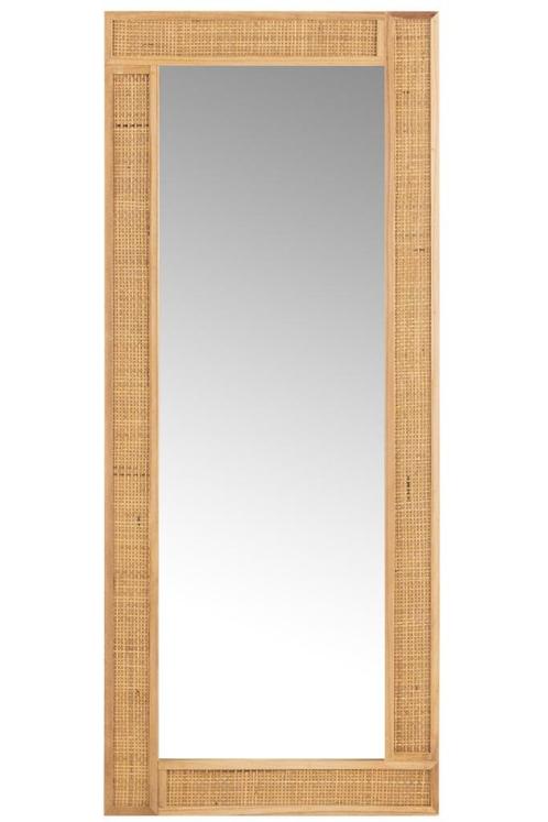 Spiegel (staan/hang) Rechthoek Glas Naturel - B=50xH=120 cm, Maison & Meubles, Accessoires pour la Maison | Miroirs, Neuf, 50 à 75 cm