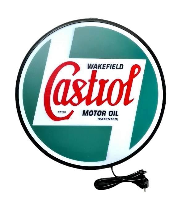 Lampe publicitaire Castrol à simple ou double face, Collections, Marques & Objets publicitaires, Neuf, Table lumineuse ou lampe (néon)