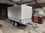 Ongeremde plateau met huif, Auto diversen, Aanhangers en Bagagewagens, Ophalen, Zo goed als nieuw