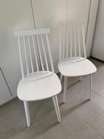 Scandinavische stoelen, Huis en Inrichting, Ophalen, Gebruikt, Twee, Wit