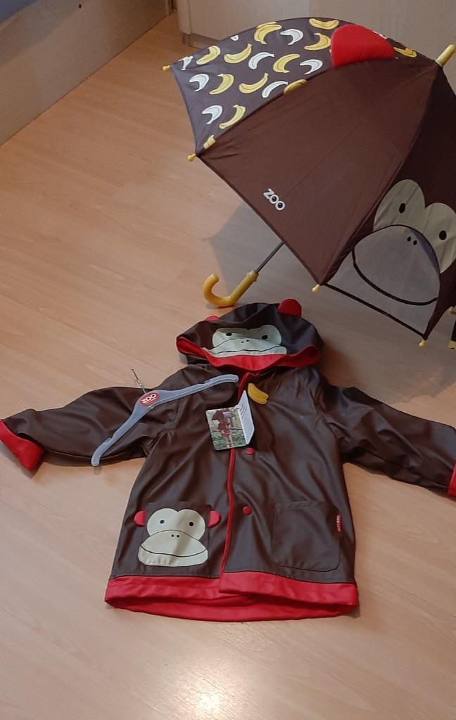 Nieuw Skip hop zoo monkey kinderjas en regenscherm, Kinderen en Baby's, Kinderkleding | Maat 116, Nieuw, Jongen of Meisje, Jas