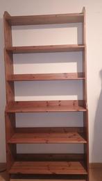 Compacte en smalle houten boekenkast, Huis en Inrichting, Kasten | Boekenkasten, 50 tot 100 cm, 25 tot 50 cm, Met plank(en), 150 tot 200 cm