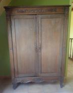 ancienne garde robes en chêne, Ophalen, Gebruikt, 100 tot 150 cm, Eikenhout
