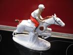 Paard met Jockey in porcelein, Antiek en Kunst, Ophalen of Verzenden