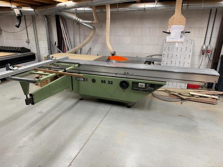 Paneelzaag 320cm Sicar ss32, Articles professionnels, Machines & Construction | Travail du bois, Enlèvement