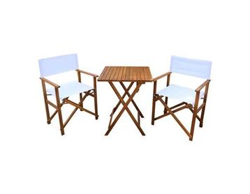 Ensemble de jardin 3 pièces en acacia (Nouveau), Enlèvement, Neuf