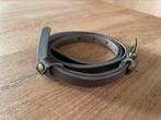 Dunne bruine riem maat 95, Minder dan 3 cm, Bruin, Echt leder, 90 tot 100 cm