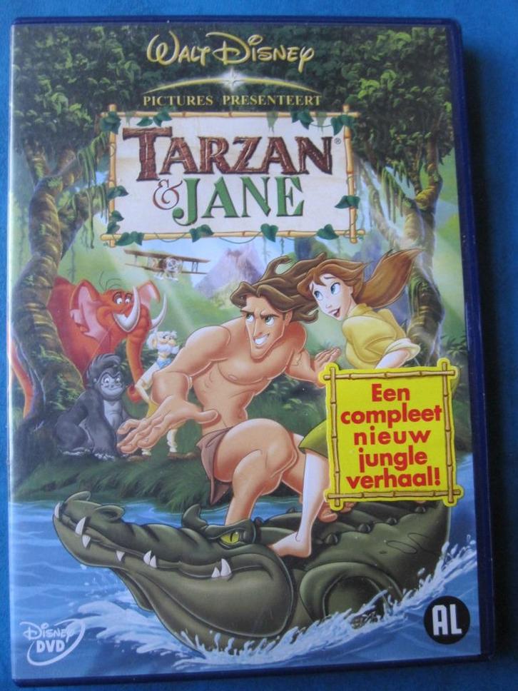Tarzan & Jane (2002) DISNEY, Cd's en Dvd's, Dvd's | Tekenfilms en Animatie, Zo goed als nieuw, Amerikaans, Tekenfilm, Alle leeftijden