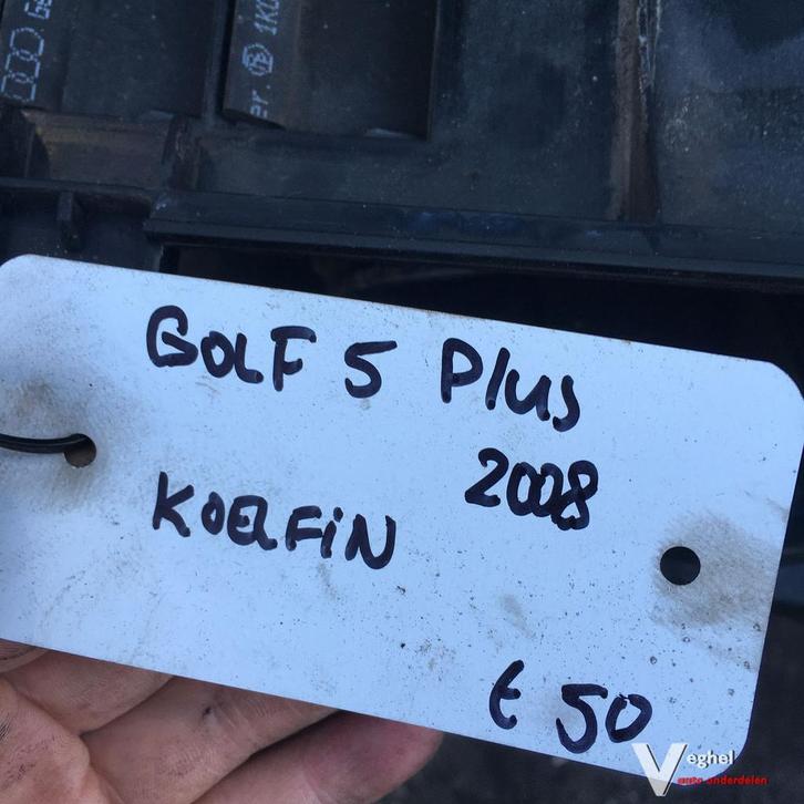 Vw Golf 5 plus 5drs 1.4 B 2008 2500147  Koelvin met motor  1, Auto-onderdelen, Motor en Toebehoren, Gebruikt, Ophalen of Verzenden