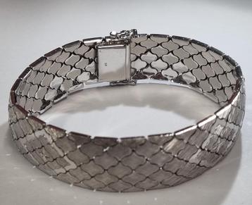 Prachtige Vintage Zilveren Armband 925 (44,75g) 20 x 1,7 cm beschikbaar voor biedingen