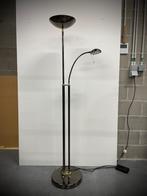 Vloerlamp / staande lamp + leeslamp / goede staat, Huis en Inrichting, Ophalen, Gebruikt, Metaal