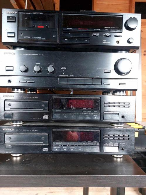 Hifi Kenwood Ampli KA1010 + Cassette KX-3510 + 2XCD DP-1510, TV, Hi-fi & Vidéo, Chaîne Hi-fi, Utilisé, Deck cassettes ou Lecteur-enregistreur de cassettes