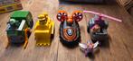 Paw patrol/5 figuurtjes in hun  voertuigen, Ophalen of Verzenden