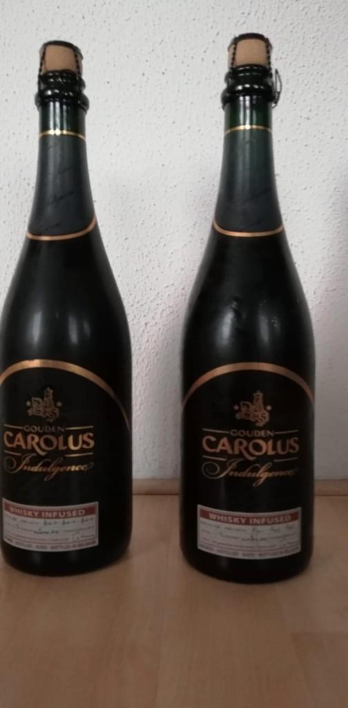 Gouden Carolus whisky infused batch 1 + 2, Verzamelen, Biermerken, Zo goed als nieuw, Flesje(s), Overige merken, Ophalen of Verzenden