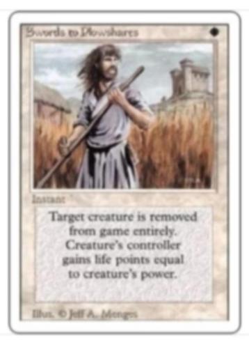 Swords to Plowshares - REV - MTG - PL   beschikbaar voor biedingen