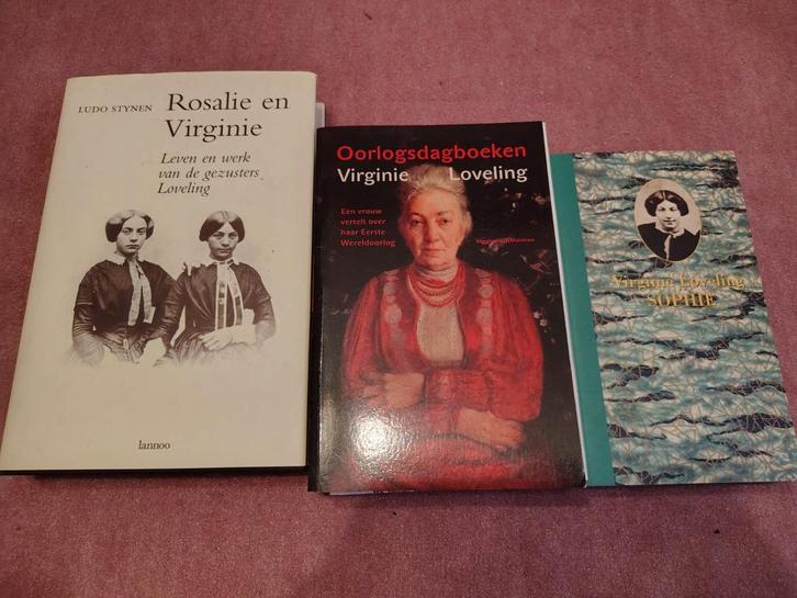 3 boeken over Virginie Loveling, Boeken, Geschiedenis | Nationaal, Zo goed als nieuw, Ophalen of Verzenden