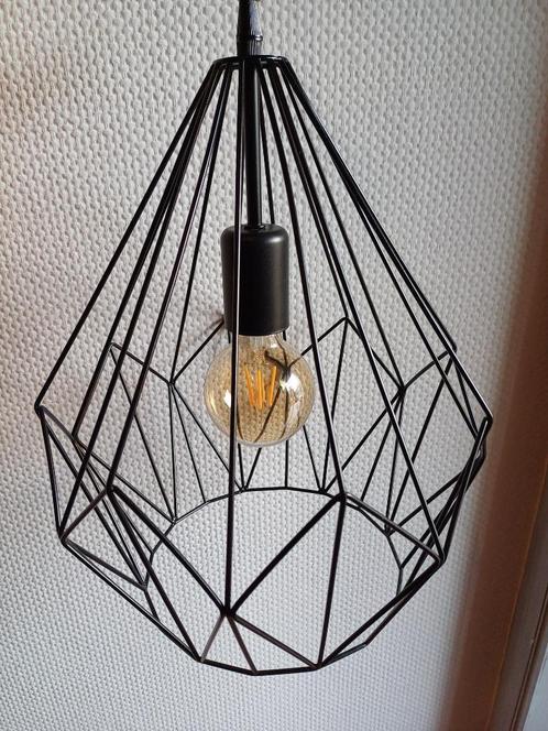 Verlichtingsarmatuur in industriële stijl, Huis en Inrichting, Lampen | Hanglampen, Zo goed als nieuw, Minder dan 50 cm, Metaal