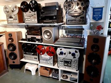 Bandrecorders , cassettes , mini disk enz ... beschikbaar voor biedingen
