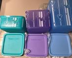 Tupperware Mickey cubix set (3potten), Verzenden, Nieuw, Paars, Bus of Trommel