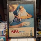 Ancienne publicité en papier SPA REINE de 1963, Collections, Enlèvement ou Envoi, Utilisé, Panneau publicitaire