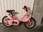 Kinderfiets Decathlon met zijwieltjes en duwstang, Fietsen en Brommers, Ophalen, Zijwieltjes