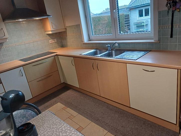 keuken 3x3, Maison & Meubles, Cuisine | Cuisines complètes, Utilisé, Cuisine d'angle, Brun, Bois, Enlèvement