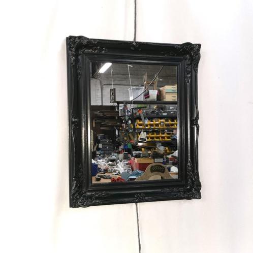 Miroir baroque antique robuste avec cadre noir L 61 W 50, Maison & Meubles, Accessoires pour la Maison | Miroirs, Utilisé, 50 à 75 cm