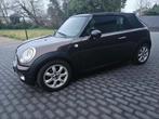 mini one cabrio 1.6 benzine/airco/1j garantie, Auto's, 4 zetels, Stof, Zwart, 1600 cc